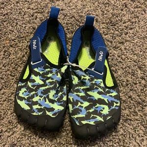 Newts water shoes size 13 with shark print